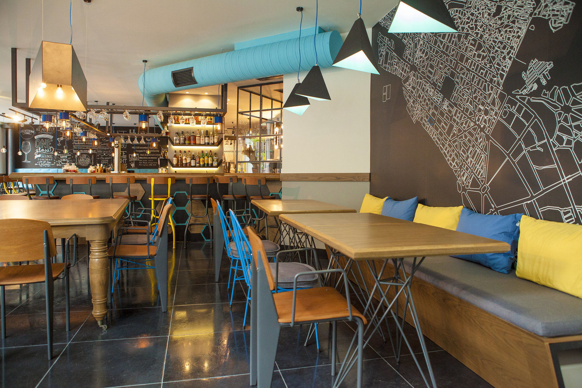 엑셀시오르 호텔 테살로니키 레스토랑 사진 Interior of the restaurant